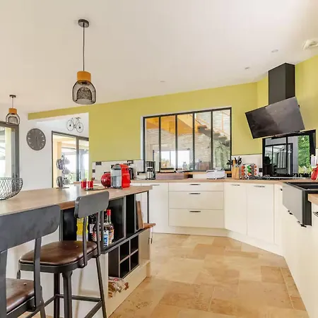 Tatil Evi Maison D'architecte Avec Piscine Chauffee Et Parc Securise - Fr-1-410-487 *