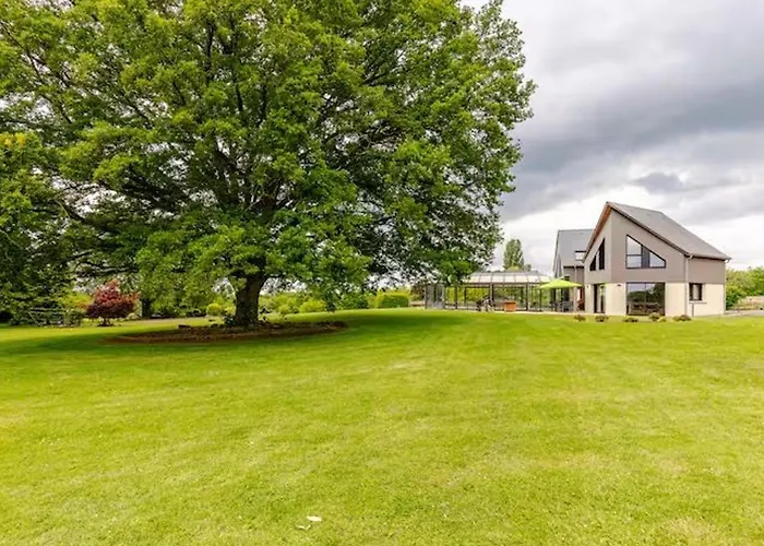 Tatil Evi Maison D'architecte Avec Piscine Chauffee Et Parc Securise - Fr-1-410-487 Soulitre