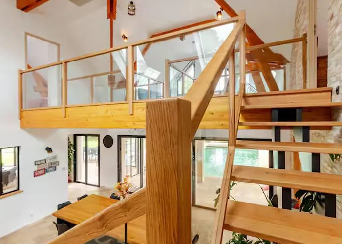 Maison D'architecte Avec Piscine Chauffee Et Parc Securise - Fr-1-410-487 Tatil Evi Soulitre